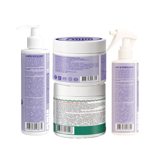 Kit Widi Care Loiro Perfeito Revitalizante Máscara Juba - Shampoo + Máscara + Leave In + Juba Reconstrutora