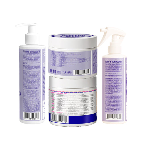Kit Widi Care Loiro Perfeito Revitalizante Máscara Juba - Shampoo + Máscara + Leave In + Juba Hidro-Nutritiva