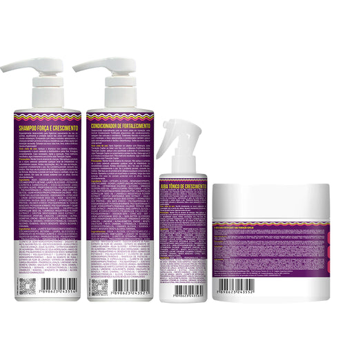 Kit Widi Care Juba Transição - Shampoo + Condicionador + Máscara + Tônico