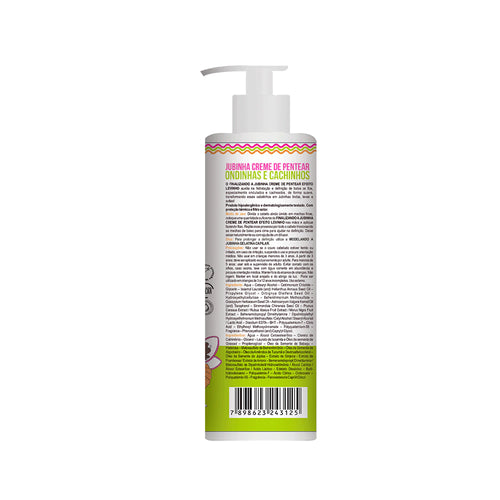 Creme de Pentear Finalizando A Jubinha Efeito Levinho Ondinhas E Cachinhos 300ml