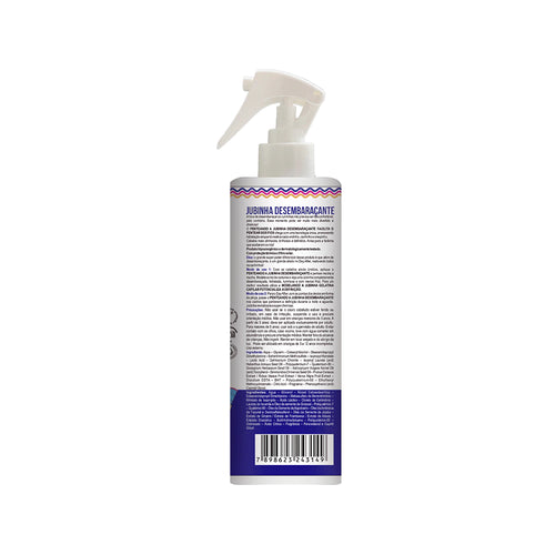 Finalizador Desembaraçante Penteando A Jubinha Spray Facilita O Pentear Dos Fios 300ml