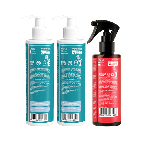 Kit Widi Care Detox Liso Maravilha - Shampoo + Condicionador + Fluido