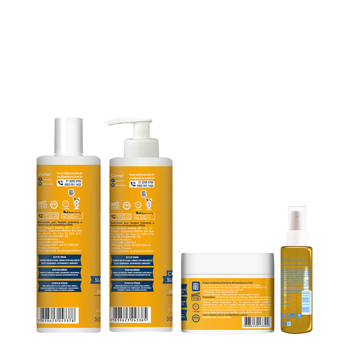 Kit Widi Care Argan - Shampoo + Condicionador + Máscara + Óleo 60ml