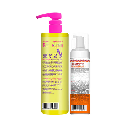 Kit Widi Care Finalização - Creme de Pentear Phytomanga Ativador de Curvaturas Efeito Leve + Mousse Criador de Cachos