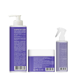 Kit Widi Care Loiro Perfeito - Shampoo Matizador + Máscara Matizadora + Leave In
