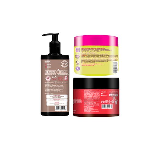 Kit Widi Care - Máscara Liso Maravilha + Máscara Phytomanga 300g + Carga de Queratina