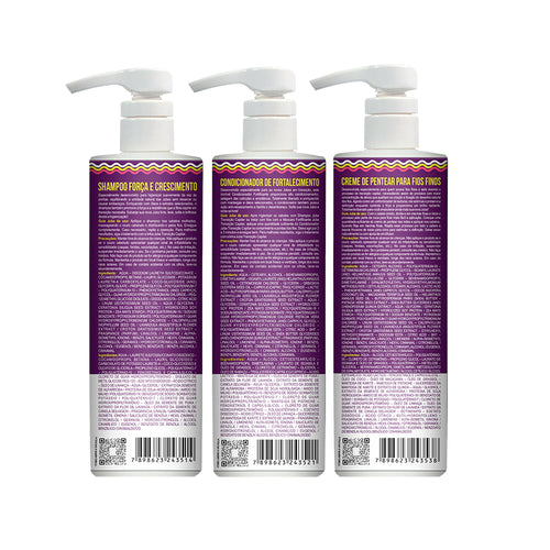 Kit Widi Care Juba Transição - Shampoo + Condicionador + Creme de Pentear Leve