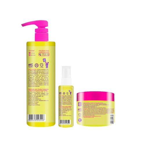 Kit Widi Care Phytomanga Curvaturas - Creme Efeito Leve + Sérum 60ml + Máscara 300g