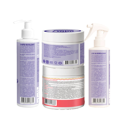 Kit Widi Care Loiro Perfeito Revitalizante Máscara Juba - Shampoo + Máscara + Leave In + Juba Butter Oil