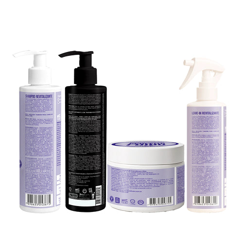 Kit Widi Care Loiro Perfeito Revitalizante Acidificante Infusão 2.0 - Shampoo + Máscara + Leave In + Infusão 2.0