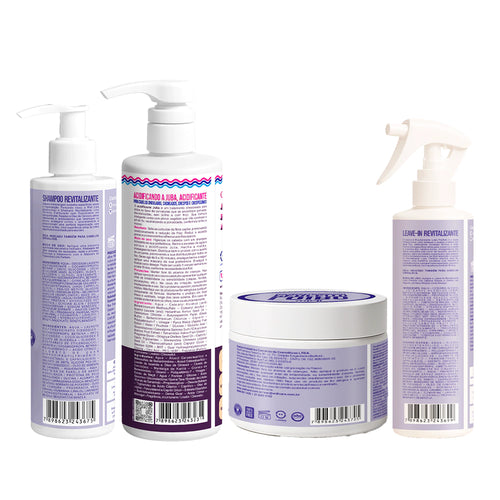 Kit Widi Care Loiro Perfeito Revitalizante Acidificante Juba - Shampoo + Máscara + Leave In + Acidificando a Juba