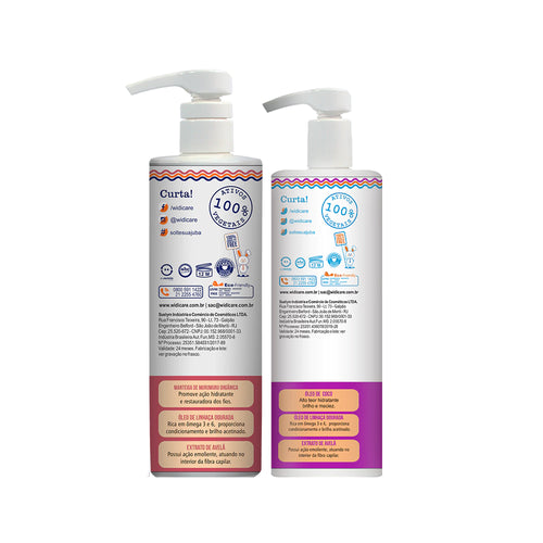 Kit Widi Care Juba- Encaracolando 500g + Geleia 300g