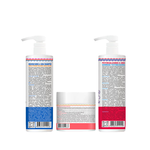 Kit Widi Care Juba - Shampoo + Máscara Butter Oil + Gommage 480g