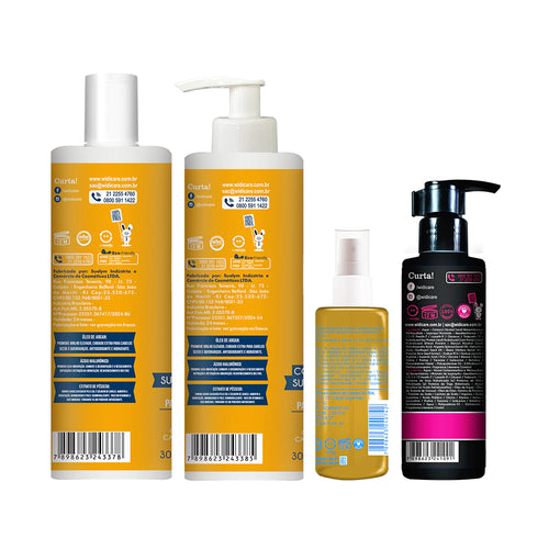 Kit Widi Care Argan - Shampoo + Condicionador + Oléo Argan Oil 120ml + Magic 200ml