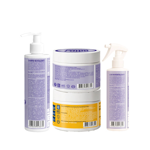 Kit Widi Care Loiro Perfeito Revitalizante Argan Oil - Shampoo + Máscara + Máscara Argan Oil + Leave In