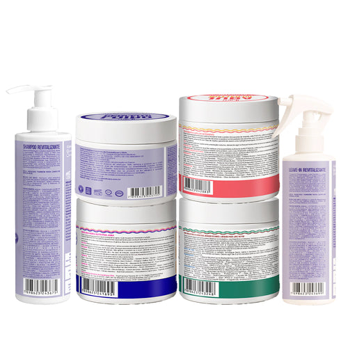 Kit Widi Care Loiro Perfeito Revitalizante Cronograma Juba - Shampoo + Máscara + Leave In + Máscaras Juba