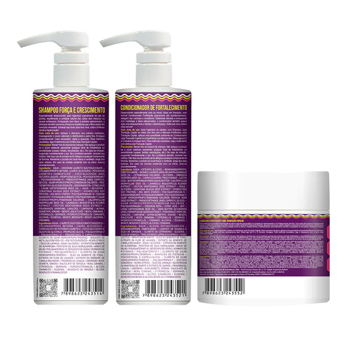Kit Widi Care Juba Transição - Shampoo + Condicionador + Máscara