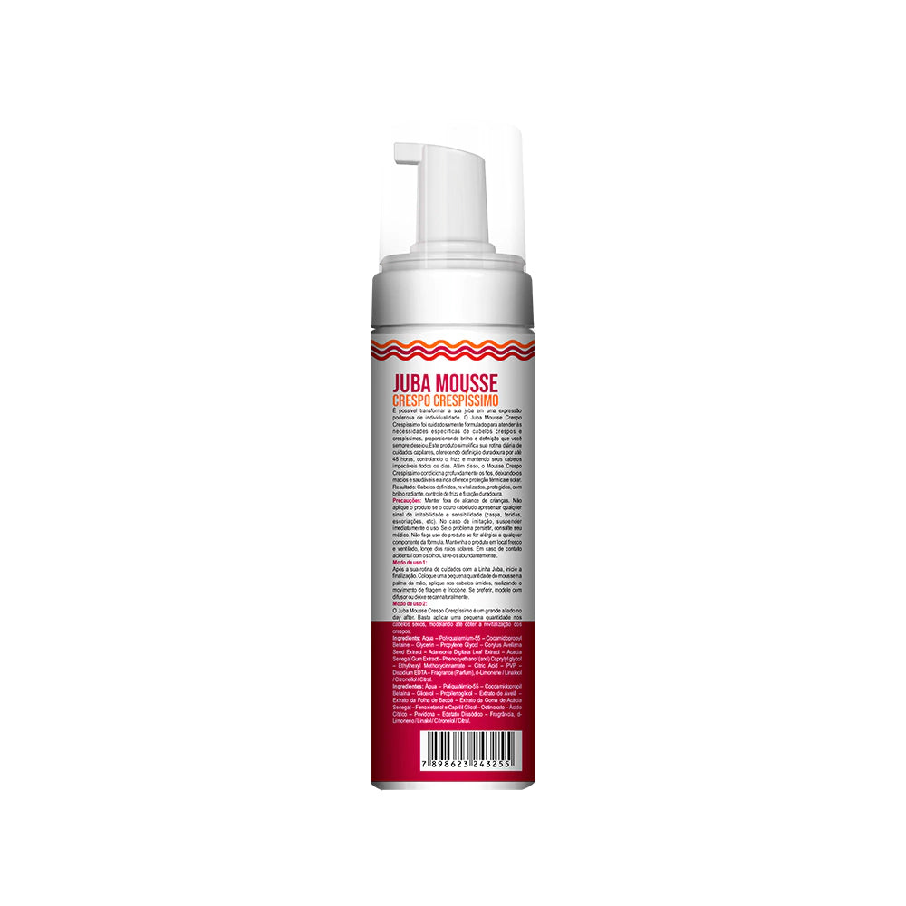 Mousse Finalizador Juba Mousse Crespo Crespíssimo 200ml