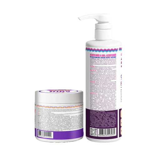 Kit Juba Antiporosidade - Acidificante + Butter Oil Antiporosidade - 500g