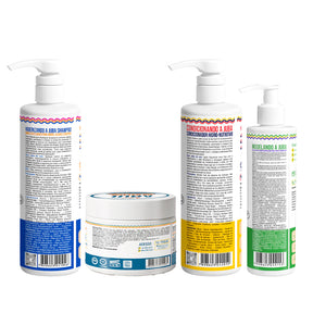 Kit Widi Care Juba - Shampoo + Condicionador + Máscara Butter Oil Umectação Intensa + Gelatina Modeladora Super Volume 300g