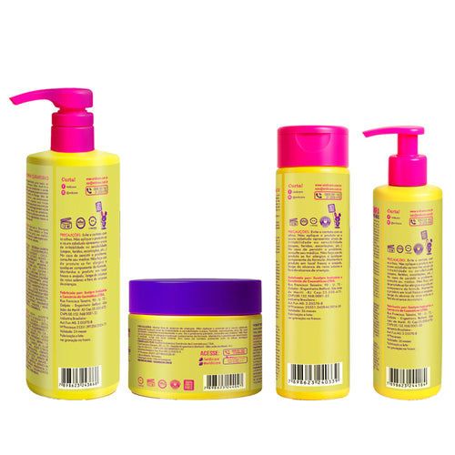 Kit Widi Care Phytomanga - Shampoo + Condicionador + Máscara Butter Oil UltraNutritiva + Gelatina UltraNutritiva 300g