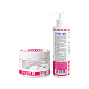 Kit Widi Care Juba - Máscara Butter Oil Super-Hidratante + Gelatina Super Hidratante 300g
