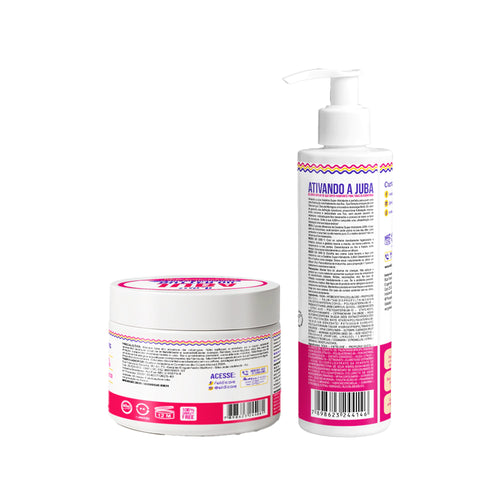 Kit Widi Care Juba - Máscara Butter Oil Super-Hidratante + Gelatina Super Hidratante 300g